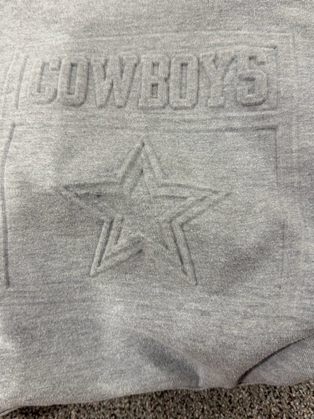 Pony Kids Grey Embossed Cowboys Sweatpants